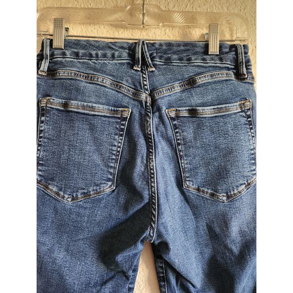 Good American Skinny Straight Dark Wash Jeans 10/30 - Picture 5 of 9